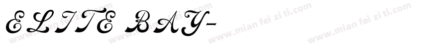 ELITE BAY字体转换